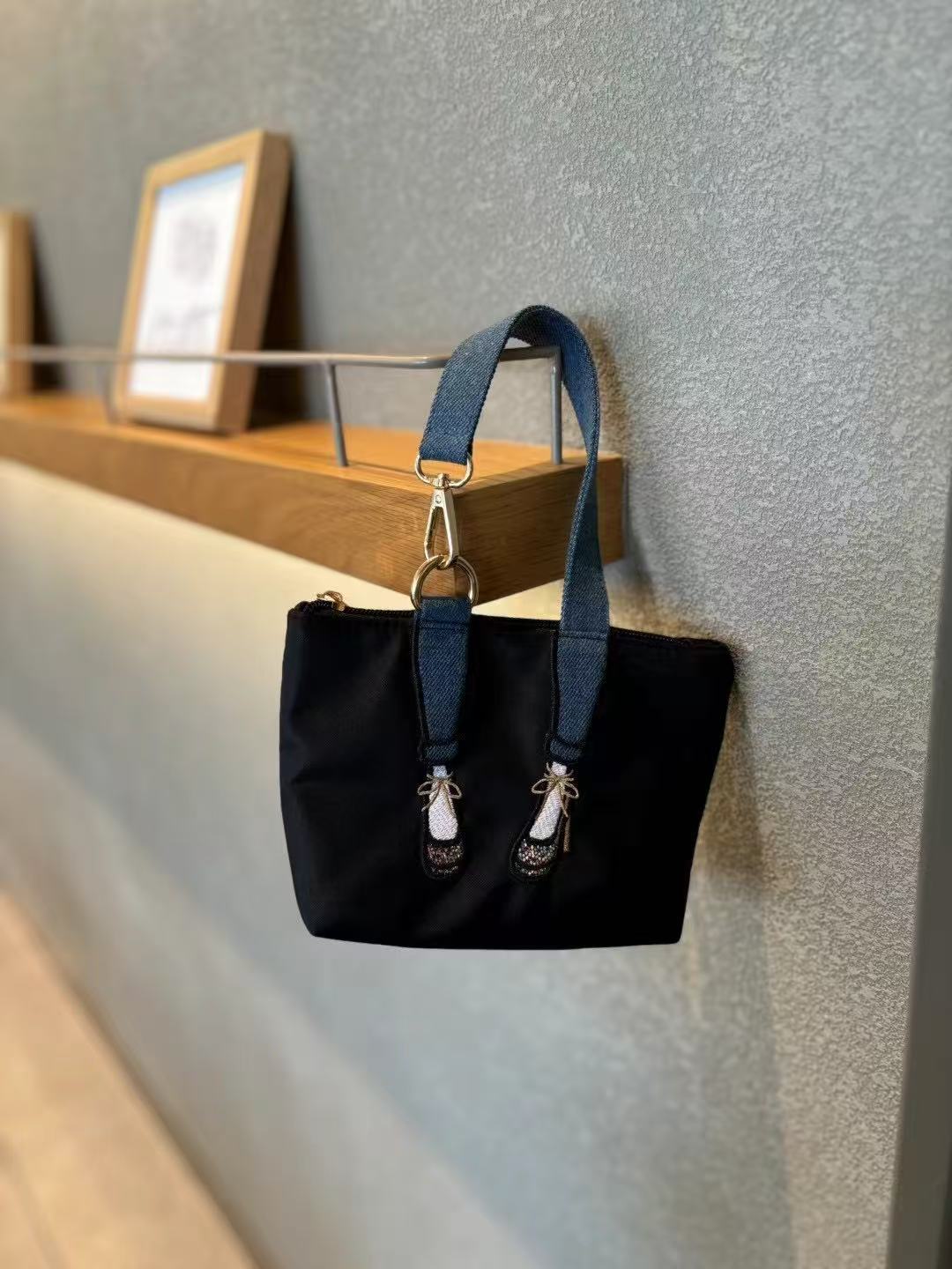 Women Bags With Wallet - Moda Işlemeli Sıfır Cüzdan Su Geçirmez
