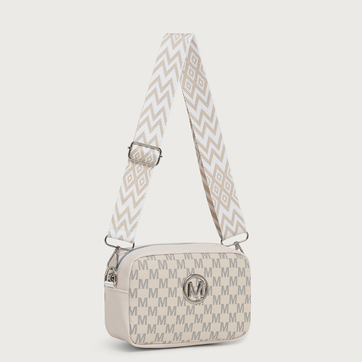 Women'S Bags At M&S - Retro M Desen Tasarım Kadın Crossbody