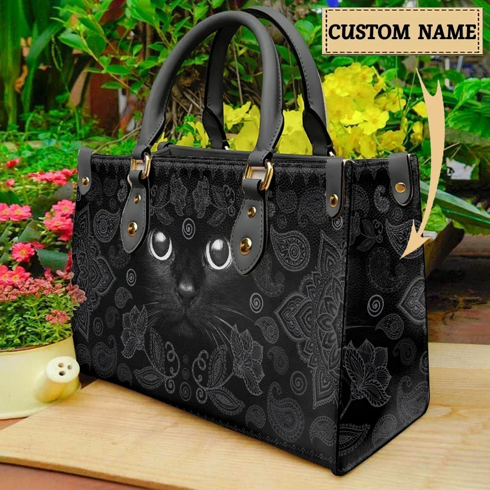 Women Bags Premium Brands - Büyülü Büyücülük Siyah Kedi Bez Çantalar