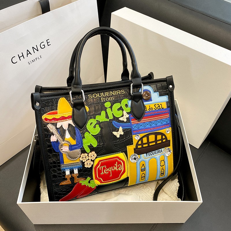 Women Bags Designer Sale - Patchwork Tasarım Fermuarlı 2026 Çok Satan