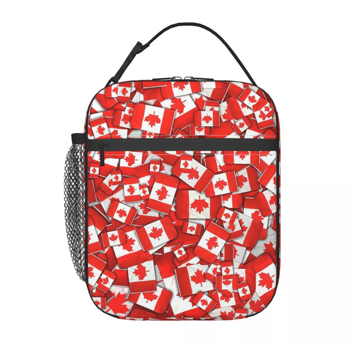 Women Bags In Canada - Kanada Bayrağı Desenli Yalıtımlı Öğle Yemeği