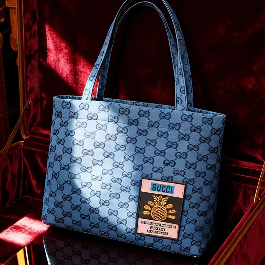 Women'S Bags For Work - GUCCI çanta Kadın Kanvas Tote Çanta