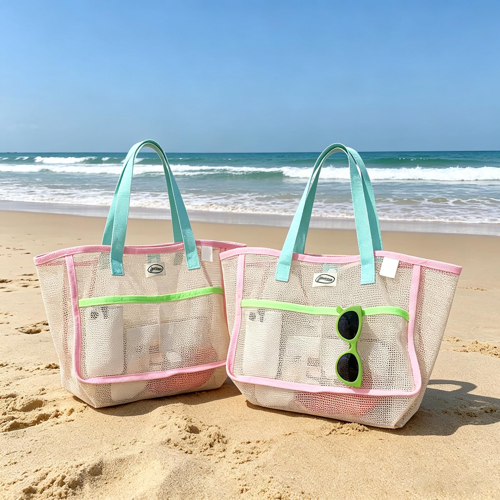 Women'S Bags For Work - Kadınlar için Plaj Çantaları Renkli Katlanabilir