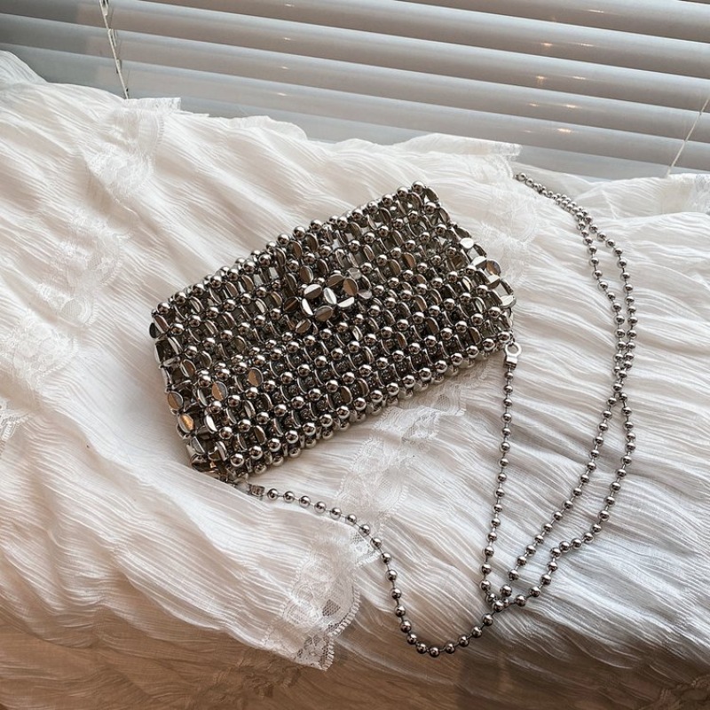 Women Bags In Sale - PU Lüks Hissi Tek Renk Abiye