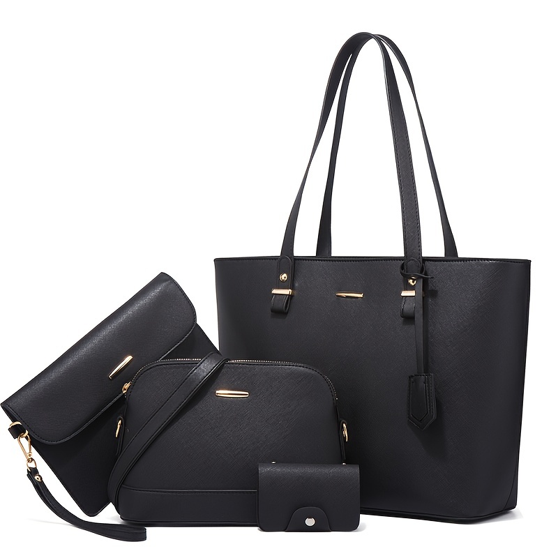 Women Bags Gift - 4 adet Moda Kadın Çanta Setleri