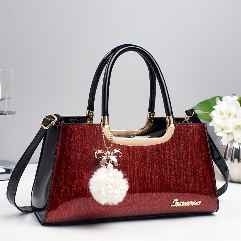 Women Bags Designer Sale - Tasarım Marka Parlak Deri Moda El