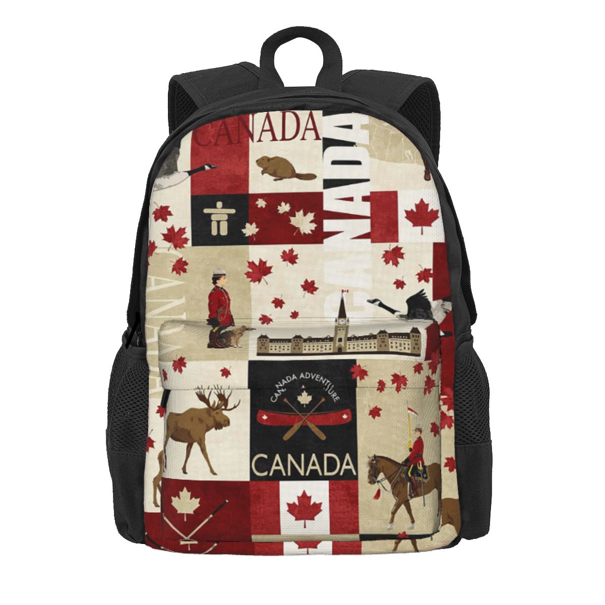 Women Bags In Canada - Kanada Bayrağı Ulusal Kültür Sırt Çantası