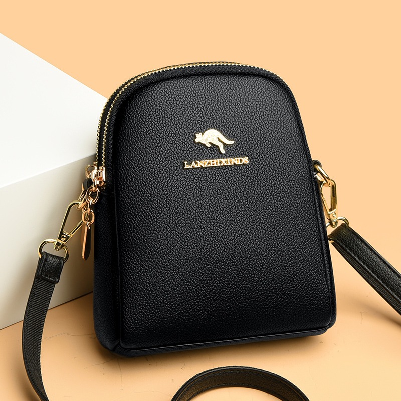 Women Bags In Sale - Moda Düz Renk Fermuar Çok Yönlü