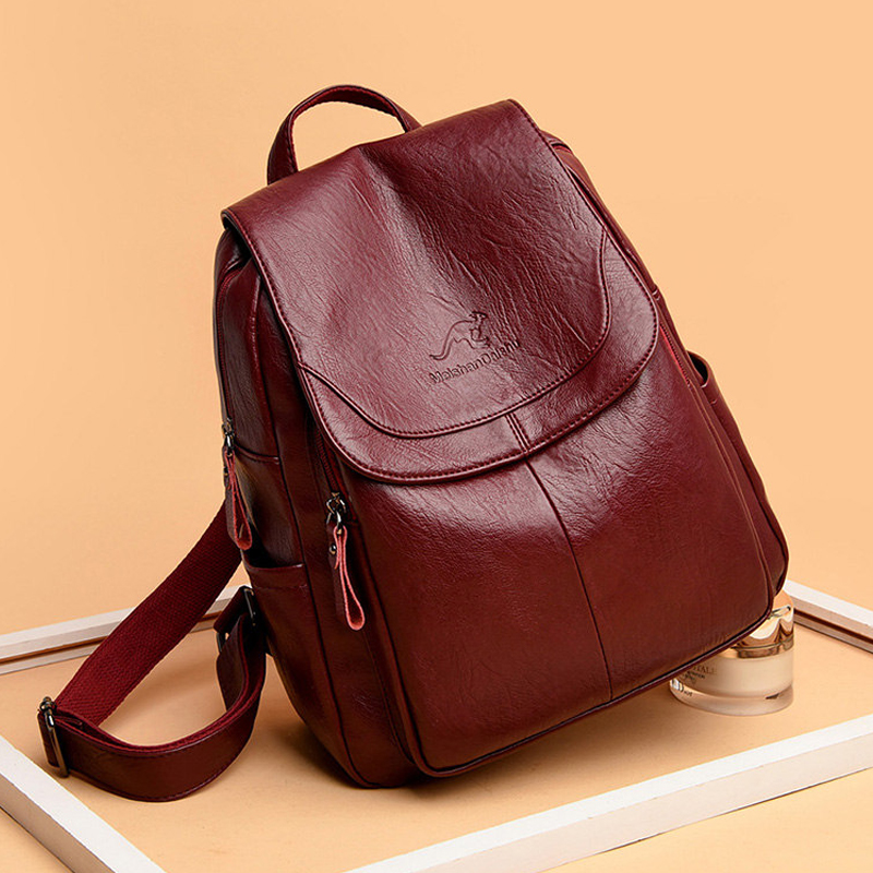 9 renk Kadın Yumuşak Deri Sırt - Women Bags In Sale incelemesi ve fiyatı