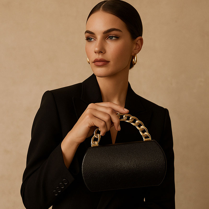 Lüks Altın Metal Tokalı Kutu Ç - Women Bags Gold incelemesi ve fiyatı