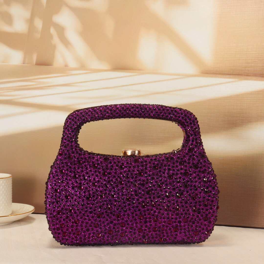 Altın simli lüks sıcak taşlı e - Women Bags Gold incelemesi ve fiyatı