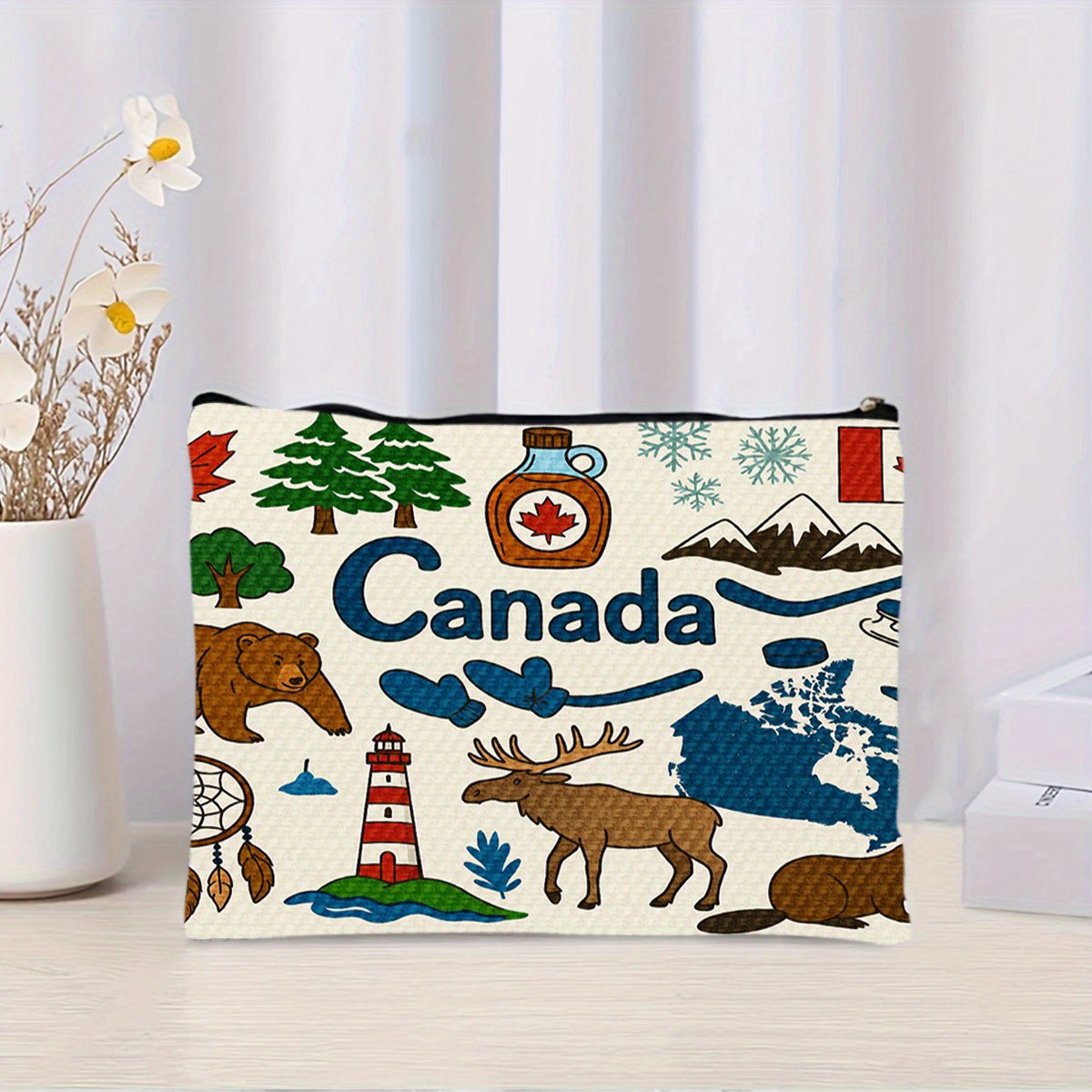 Kanada temalı bir kozmetik çan - Women Bags In Canada incelemesi ve fiyatı