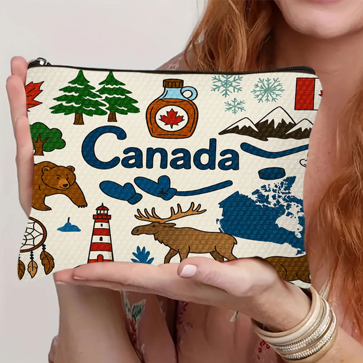 Kanada temalı bir kozmetik çan - Women Bags In Canada incelemesi ve fiyatı