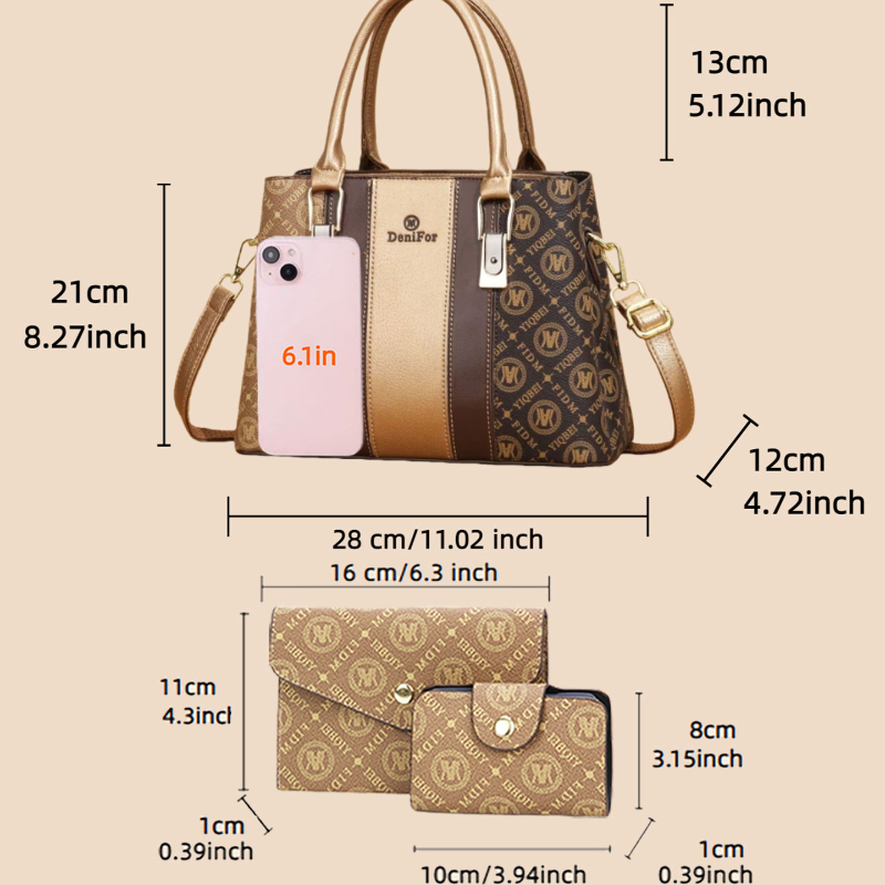 3 parçalı, eklemeli tasarımlı  - Women Bags Designer incelemesi ve fiyatı