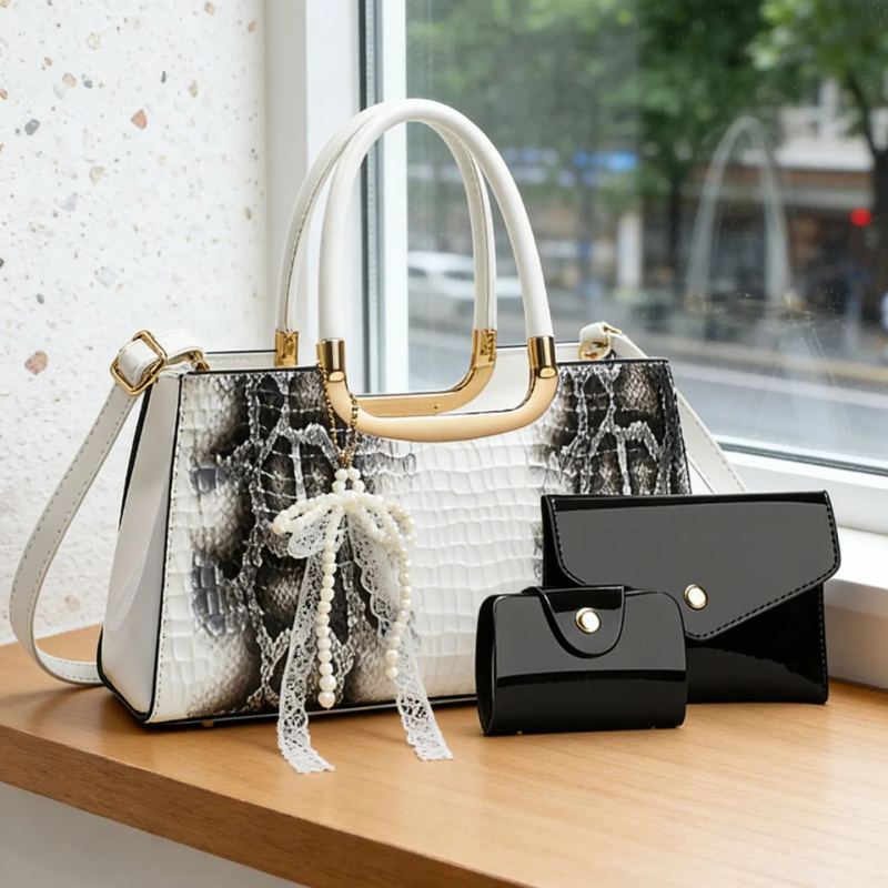 Kadın Çanta Seti, Timsah Desen - Women Bags Gift incelemesi ve fiyatı