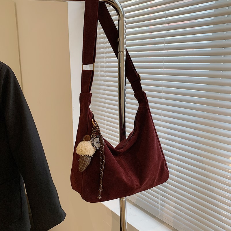 Sahte Süet Tek Renk Omuz Çanta - Women Bags Branded Sale incelemesi ve fiyatı