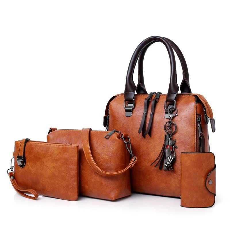 4 Adet Düz Renkli Çanta Seti,  - Women Bags Large incelemesi ve fiyatı