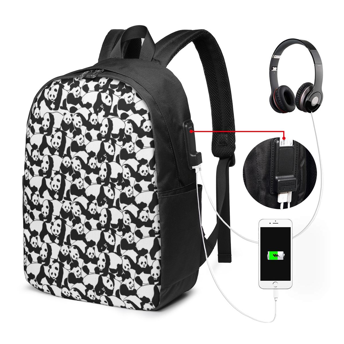 Panda Desenli Sırt Çantası Sey - Women Bags For Travel incelemesi ve fiyatı
